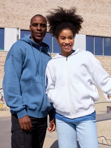 Oversized hooded jacket unisex
