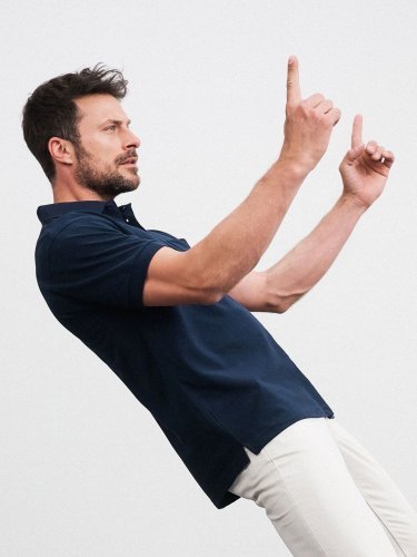 Polo piqué pocket