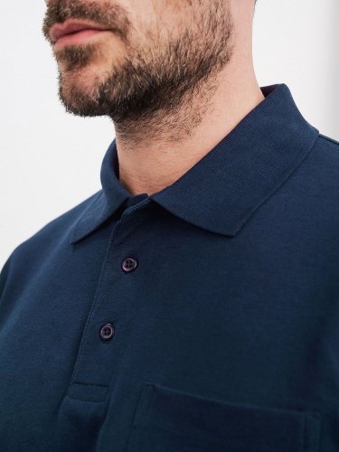 Polo piqué pocket