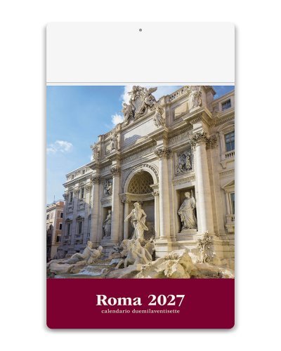 Calendario illustrato 13 fogli Roma