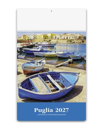 Calendario illustrato 13 fogli Puglia