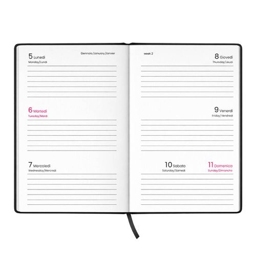 Agenda tascabile settimanale 2027