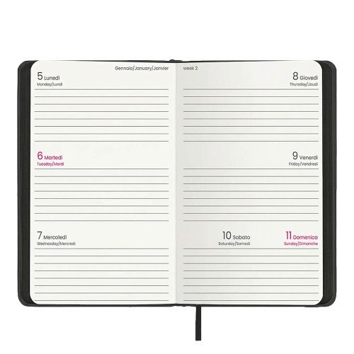 Agenda tascabile settimanale 2027