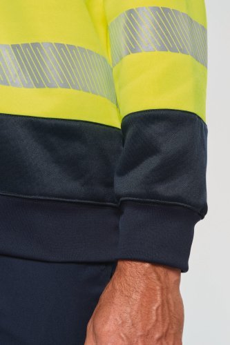 Felpa di sicurezza riciclata girocollo