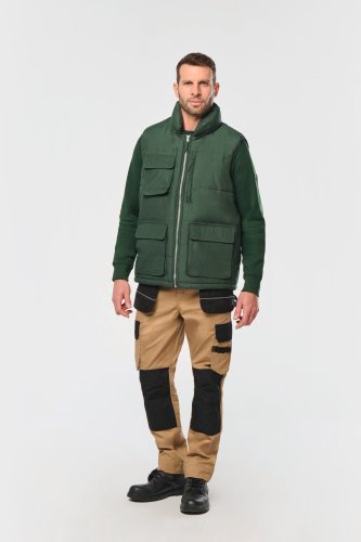 Bodywarmer trapuntato