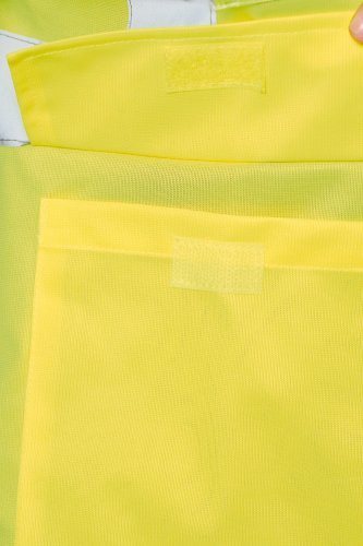 Gilet di sicurezza hi-viz riciclato con cerniera