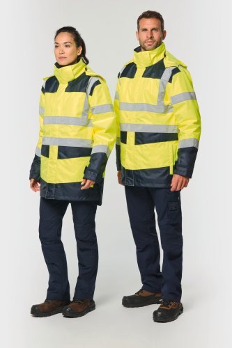 Parka di sicurezza riciclato 4 in 1
