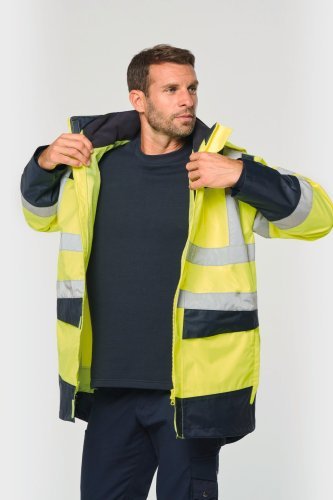 Parka di sicurezza riciclato 4 in 1