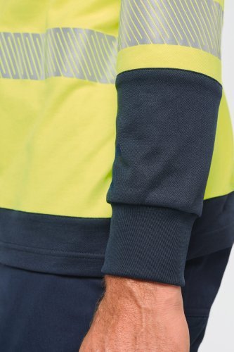 T-shirt di sicurezza riciclata a maniche lunghe