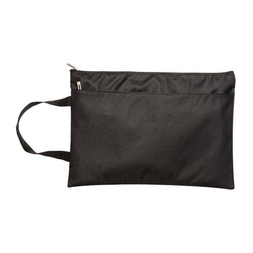 Porte-documents en polyester avec poche frontale