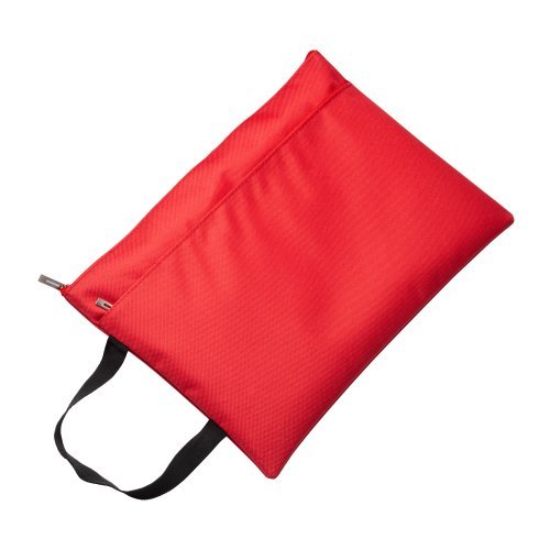 Porte-documents en polyester avec poche frontale