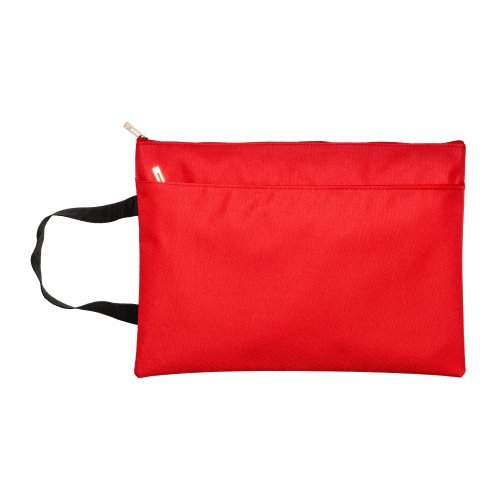 Porte-documents en polyester avec poche frontale