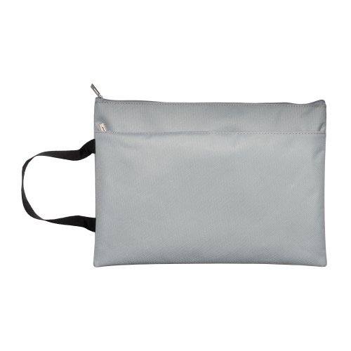 Porte-documents en polyester avec poche frontale