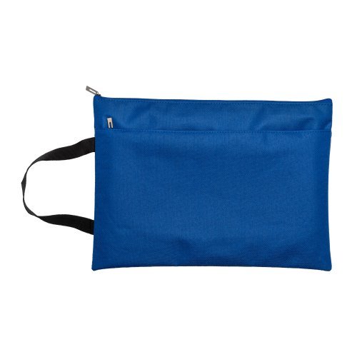 Porte-documents en polyester avec poche frontale