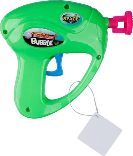 Pistola sparabolle in plastica hallie, personalizzabile