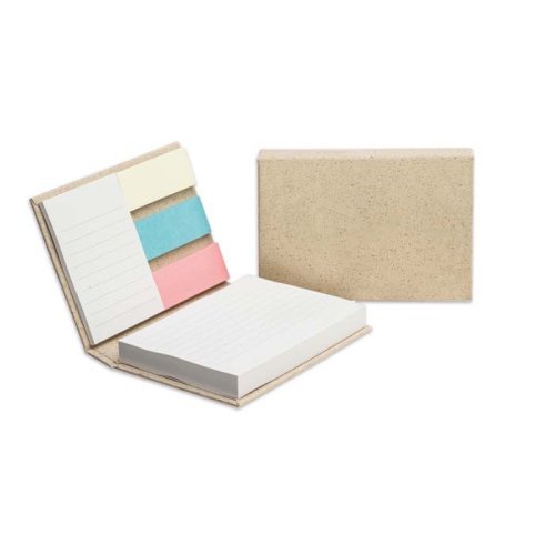 Blocco note con copertina rigida in carta erba