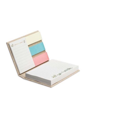 Blocco note con copertina rigida in carta erba