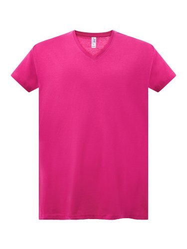 T-shirt donna manica corta collo a v curves