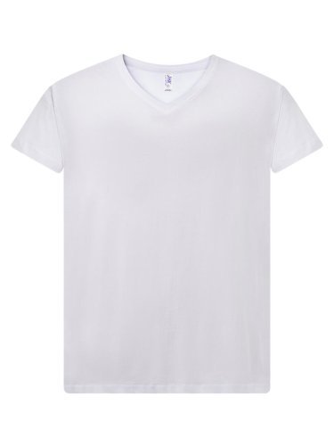 T-shirt donna manica corta collo a v curves
