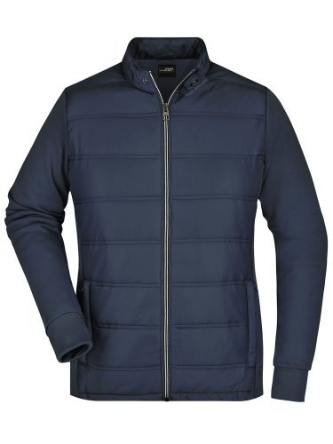 Ladies' hybrid sweat jacket