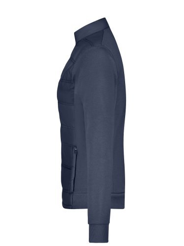 Ladies' hybrid sweat jacket
