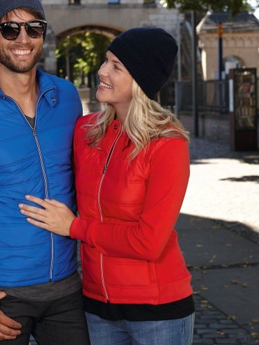 Ladies' hybrid sweat jacket