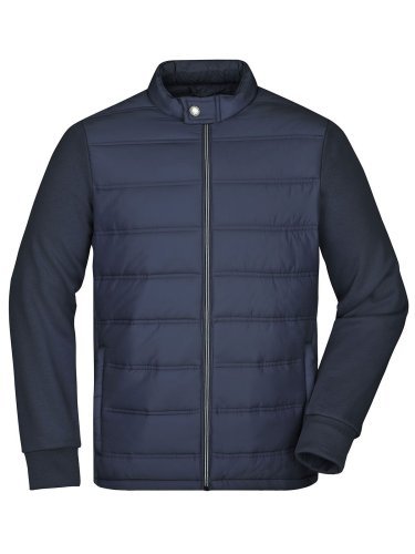 Men's hybrid sweat jacket