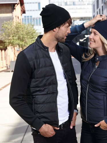 Men's hybrid sweat jacket