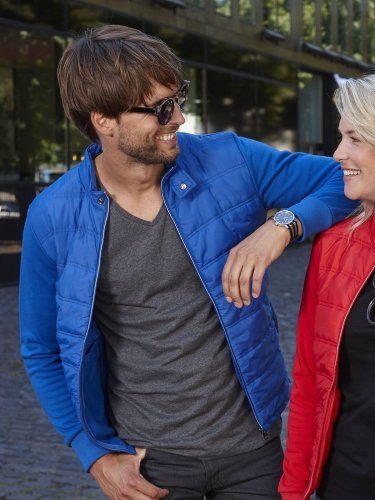 Men's hybrid sweat jacket