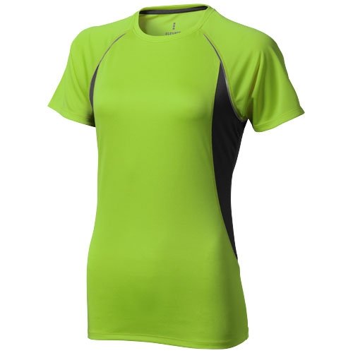 T-shirt cool fit Quebec donna Verde mela/Antracite