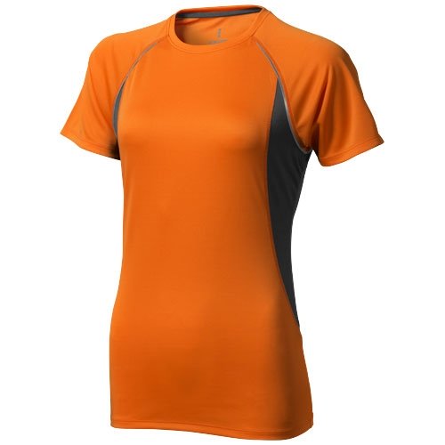 T-shirt cool fit Quebec donna Arancio/Antracite