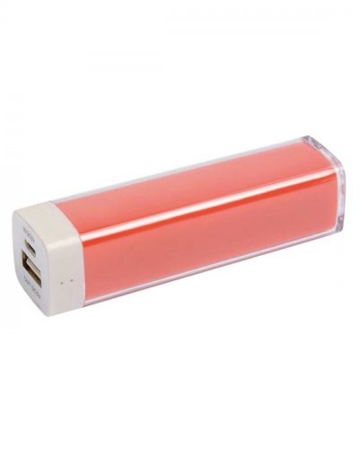 POWER BANK con cavo standard 2200 mAh Rosso