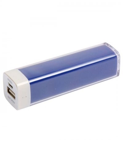 POWER BANK con cavo standard 2200 mAh Blu scuro