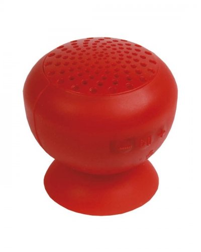 Altoparlante bluetooth con ventosa Rosso