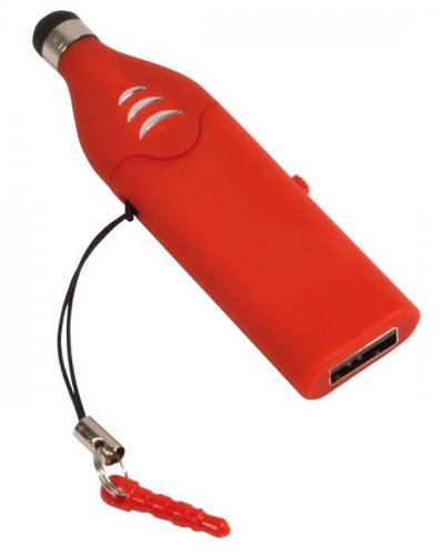 CHIAVETTA USB con touch screen 4 Gb Rosso