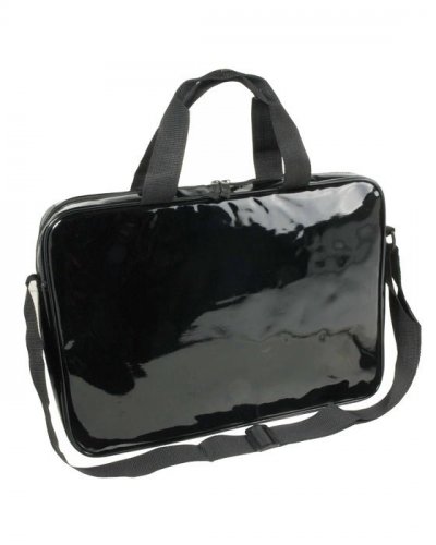 Bolso porta documentos de PVC 42 x 30 x 5 cm Nero