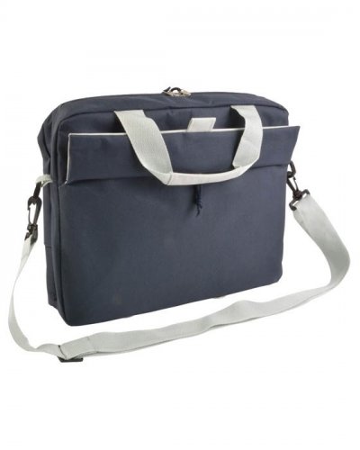 Borsa portacomputer con fascia per trolley Blu Scuro/Grigio
