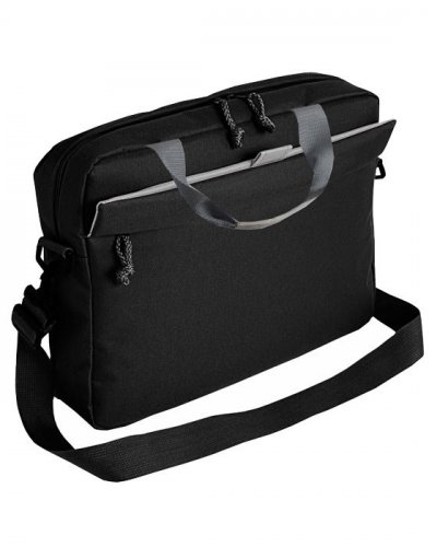 Borsa portacomputer con fascia per trolley Grigio/Nero