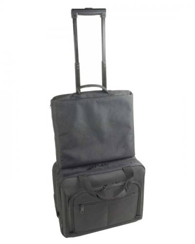 Set viaggio con borsa trolley e porta pc
