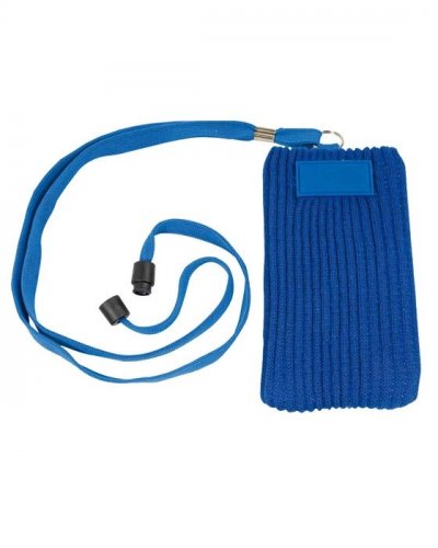 Porta cellulare da collo Blu scuro