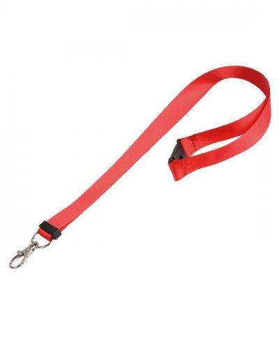 Nastro da collo in raso Rosso