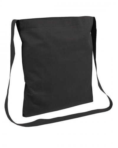 Shopper con tracolla Nero