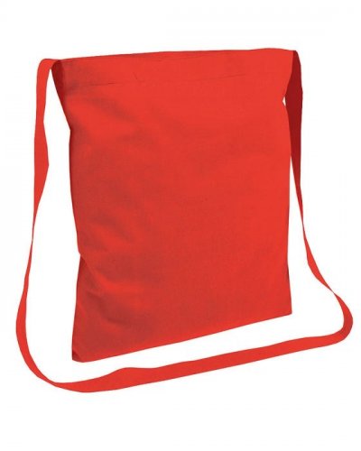 Shopper con tracolla Rosso