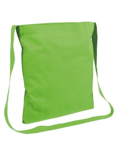 Shopper con tracolla Verde mela