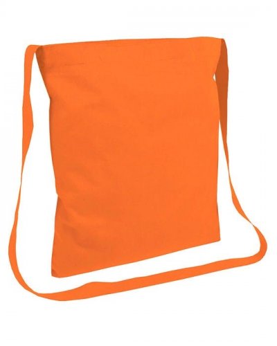 Shopper con tracolla Arancione