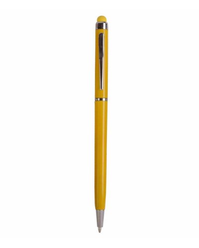 Penna a sfera slim a rotazione Giallo