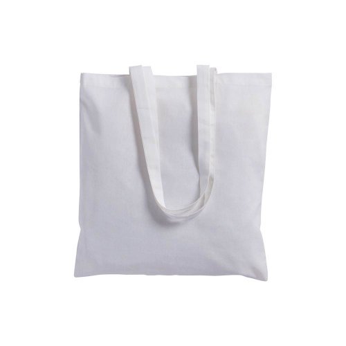 Shopper cotone bianco  42x42 cm 135g/m² manici lunghi