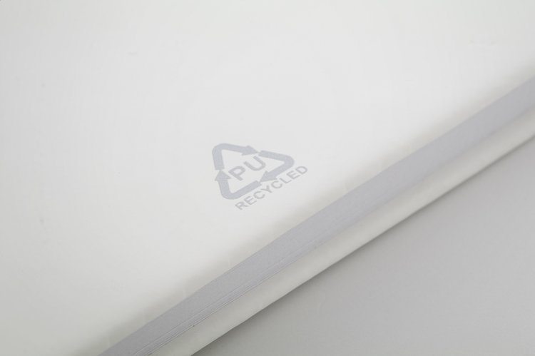 Quaderno in pu riciclato (rpu) repuk blank a5