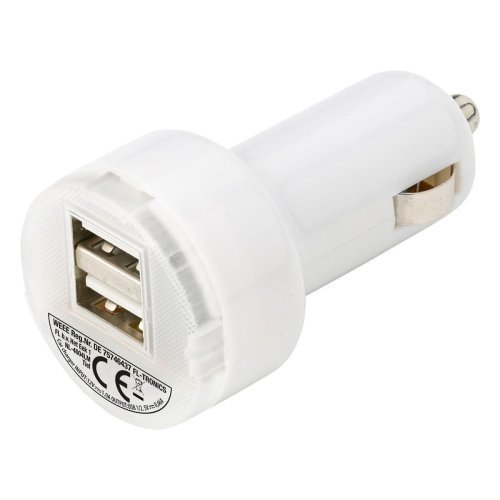 Cargador de coche con 2 puertos usb