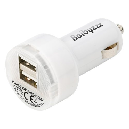 Cargador de coche con 2 puertos usb